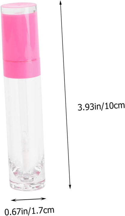 Beaupretty 8ml Empty Lip Gloss Tubes 4pcs Small DIY Cosmetic Containers for Women Plastic Bottles for Travel and Subpackaging