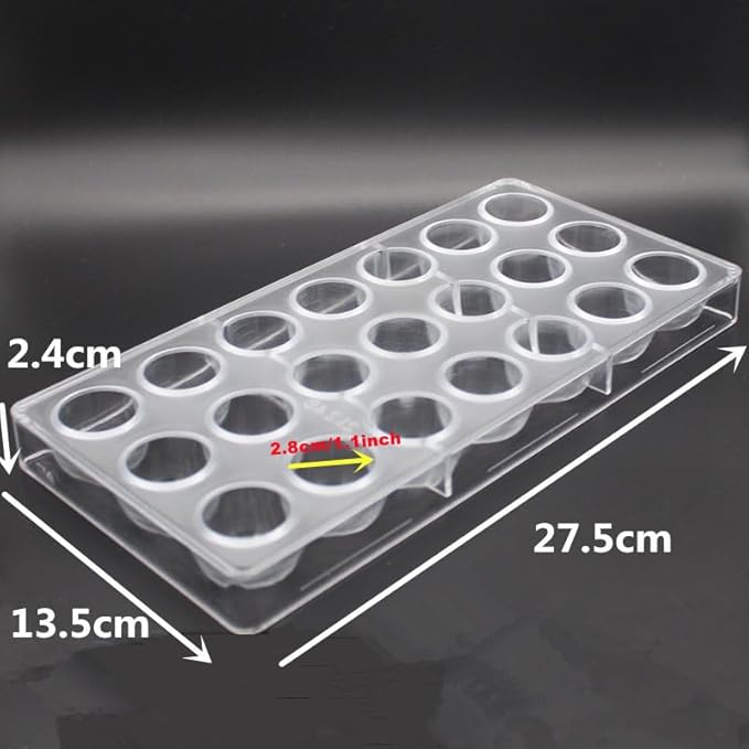 Bell Shape Chocolate Bonbon Mold Polycarbonate Truffle Mould Homemade Chocolates Covered Candy DIY Tool