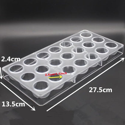 Bell Shape Chocolate Bonbon Mold Polycarbonate Truffle Mould Homemade Chocolates Covered Candy DIY Tool