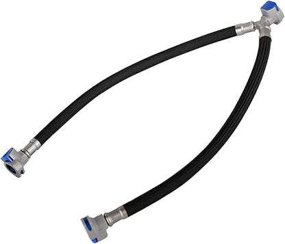 Replacement Quick Connect Hose Hot  Cold Water Mixer Line for PARLOS Widespread Faucet with Snap-in Fast Lock, 2102601