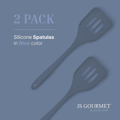 Silicone Slotted Turner Set – 1-Piece Set of Turner Spatulas for Eggs and Pancakes – Kitchen Tools and Accessories with Comfortable Handles, Heat-Resistant Utensils for Cooking & Baking – Cream