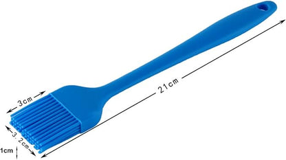 Food Grade Silicone Oil Brush,Spread Evenly High Temperature Resistant,Barbecue Brush Small Silicone Brush,for Barbecue Oil for Kitchen Black 21cm