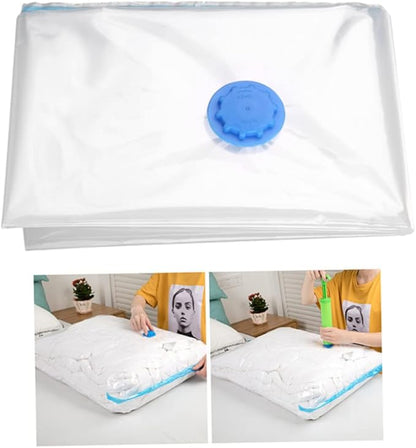 Amosfun Vacuum Seal Bags 100x70cm Blanket Vacuum Storage Bags Save Space for Home