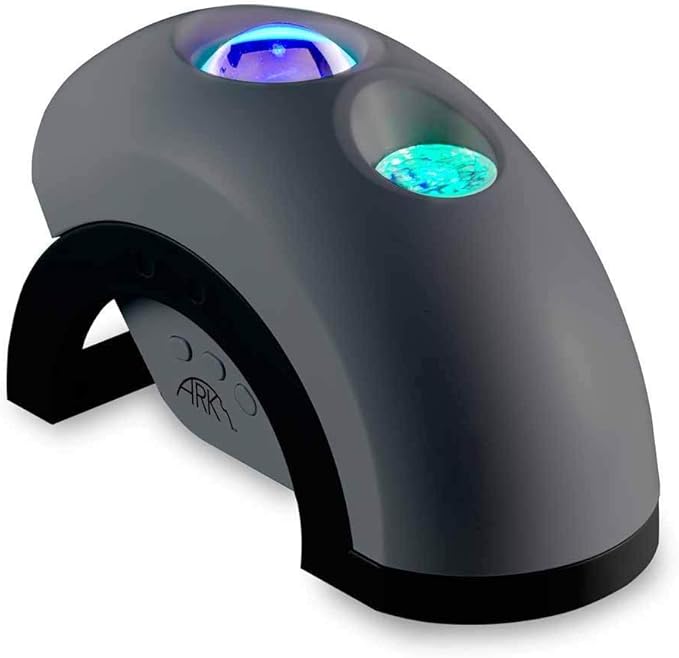BlissLights Ark Lite - LED Aurora Projector, Laser Nebula, Galaxy Lighting, Game Room Night Light, and Mood Lamp (GreenBlueGrey)