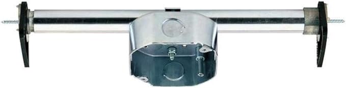 Westinghouse 101000 Saf-T 0 Brace Ceiling Fan Box, 15.5 Cu-in X 2-34 in L X 12-12 in W X 1-12 in D, x x x Silver