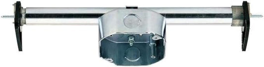 Westinghouse 101000 Saf-T 0 Brace Ceiling Fan Box, 15.5 Cu-in X 2-34 in L X 12-12 in W X 1-12 in D, x x x Silver