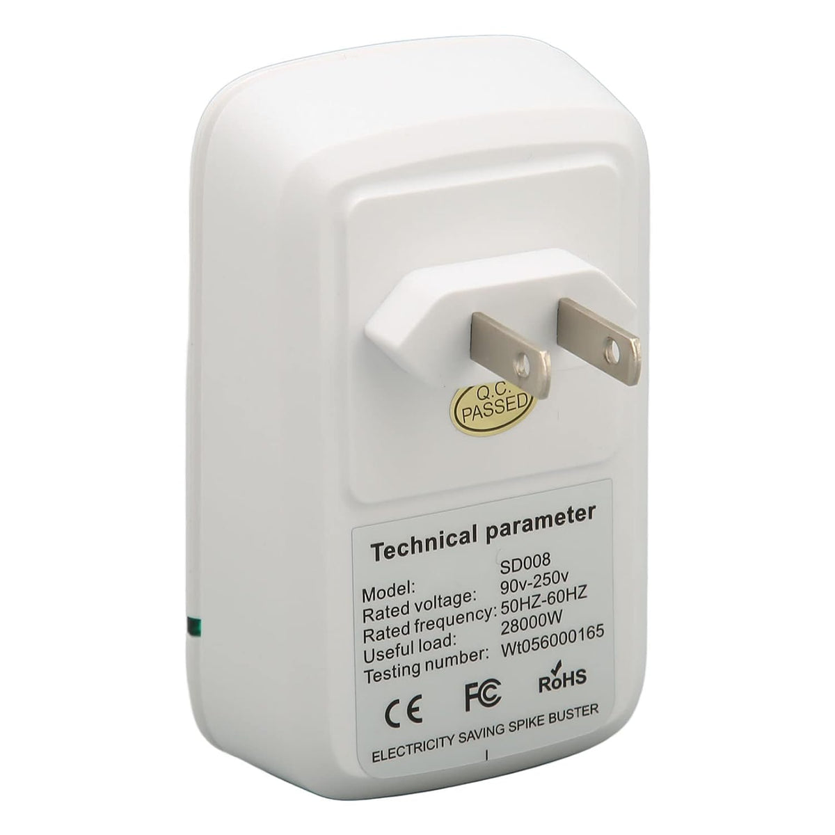 Power Saver, Energy Saver Box with Voltage Stabilizer Surge Protection for Houses Offices AC Refrigerator Washing Machine (US Plug)