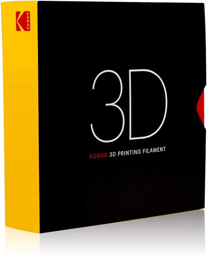 KODAK PLA Plus 3D Printer Filament, 1.75mm - 0.02 mm, 750g (1.7lbs) Spool, Red