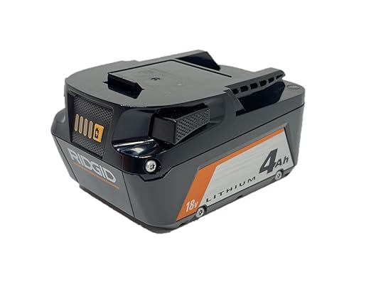 RIDGID 18V Lithium-Ion 4.0 Ah Battery