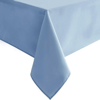 Hiasan Dusty Blue Tablecloth for Square Tables - Waterproof and Spillproof Washable Fabric Small Table Cloth for Dining Room Kitchen Party, 40 x 40 Inch