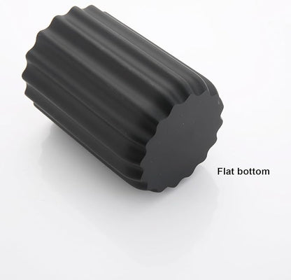 Black Toothbrush Holder Resin Electric Toothbrush Toothpaste Stand with 2 Compartment Organizer for Bathroom Makeup Brush Storage