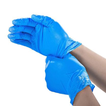 Jointown Basic Vinyl Exam Gloves, Latex-Free, Powder-Free, Disposable, Medium, Case of 1,000, Blue