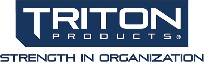 Triton Products LocBin (3-210B-6) 5-3/8 In. L x 4-1/8 In. W x 3 In. H Blue Stacking, Hanging, Interlocking Polypropylene Bins, 6 CT