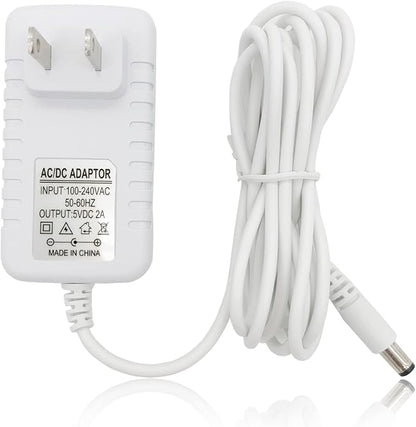 Power Cord Replacement for Graco Baby Swing DuoGlider, DuetSoothe, Dreamglider, Simple Sway, Sweetpeace Charger 5V AC Adapter, White