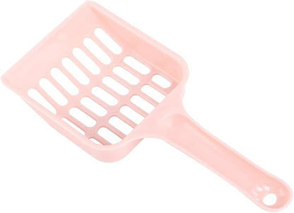 CAT POOP SIFTER, HOLDER DESIGN COMPACT CAT LITTER SCOOP HANDGABLE LONG WALL (Pink)