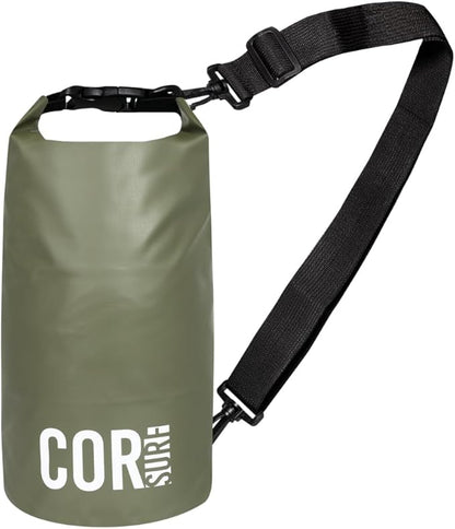 COR Surf Floating Waterproof Dry Bag 3L  5L 10L  15L Roll Top Sack Keeps Gear Dry for Kayaking, Rafting, Boating, Swimming, Camping, Hiking, Beach, Fishing