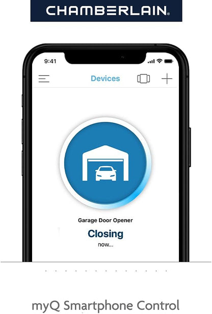 Chamberlain C2405 MYQ Smart Garage Door Opener, Chain Drive, 12-HP Motor, Dual Light - Quantity 1