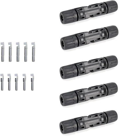 Solar Panel Cable Connectors MaleFemale IP67 30A 1000V DC 5Pairs