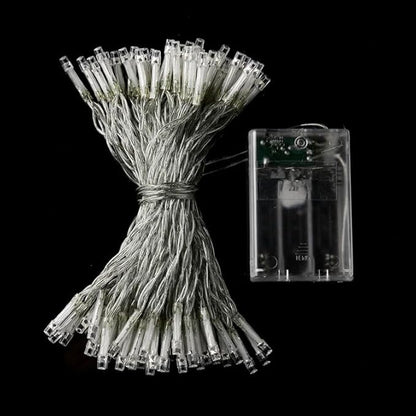 204080LEDs AA Battery Operated LED String Lights for Xmas Garland Party Wedding Decoration Christmas Flasher Fairy