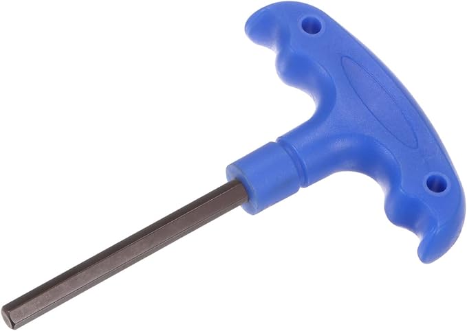 HARFINGTON H6 T-Handle Hex Key Wrench 6mm S2 Steel T-Key Inner Hexagon Spanner Repair Tool