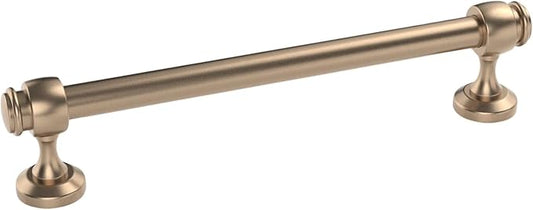 30188 - (Single) Milano Door and Drawer Pull - 8in Center-to-Center, Champagne Bronze