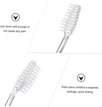 30Pcs Disposable Toothbrush for Travel Soft Bristle Toothbrushes for Guests for Hotels and Trips Convenient Travel Essentials