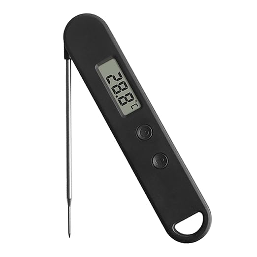 Instant Read Meat Thermometer for Cooking Grill and Barbecue Griddle Waterproof Backlight & Calibration for Food Oven Air Fryer Accessories Kitchen Essentials Stocking Stuffer Gifts