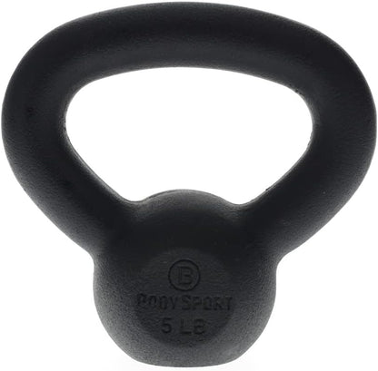 Body Sport Cast Iron Kettlebell, 15 lb