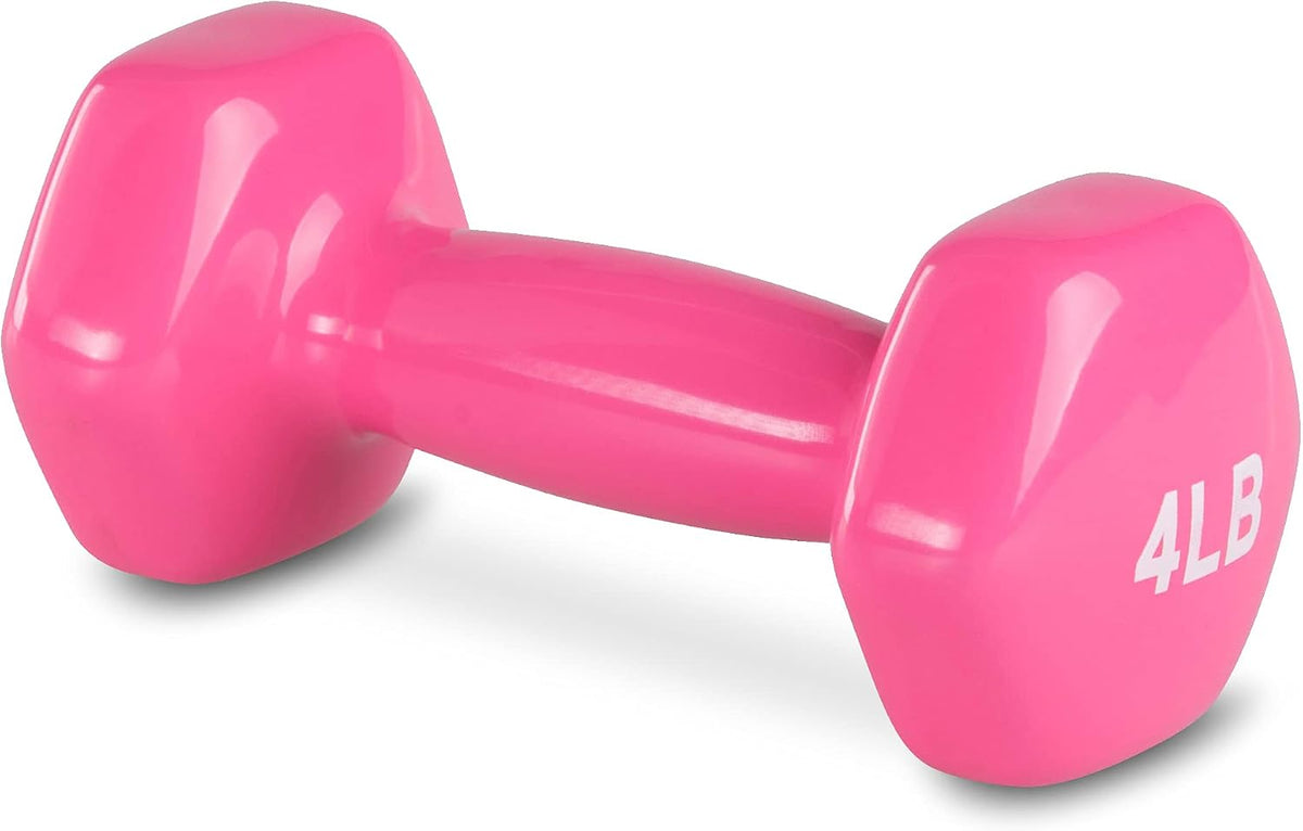 Basics Vinyl Coated Dumbbell Hand Weights Pair