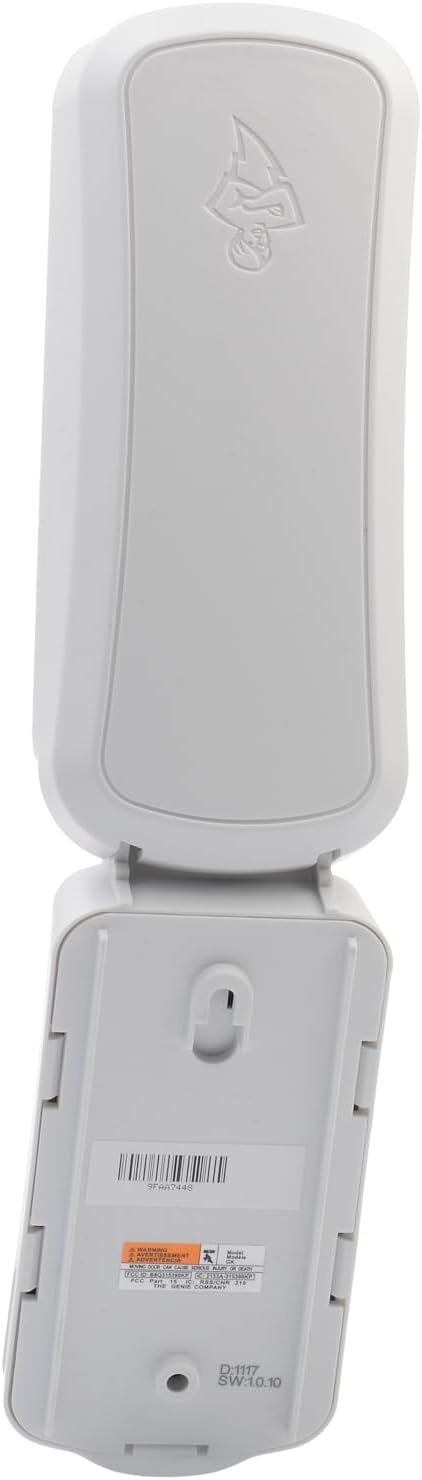 Genie Garage Door Opener Wireless Keyless Keypad - Safe  Secure Access - Compatible with All Genie Intellicode Garage Door Openers - Easy Entry into the Garage With a PIN - Model GK-R, White