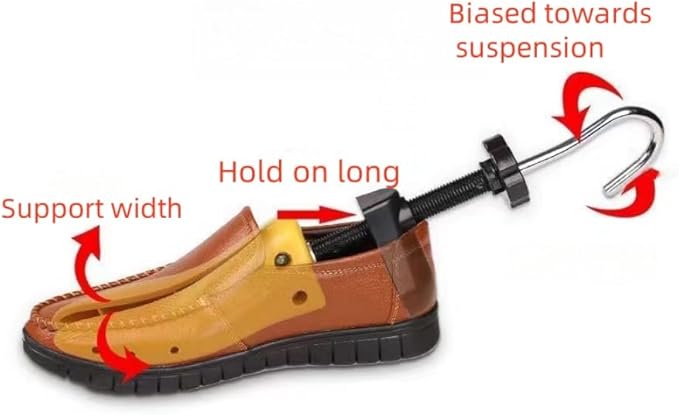 Shoe stretcher, suitable for wide feet, unisex (size: US 7-11.5) shoe stretcher expander, wide foot expander.