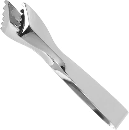 Thicke the Stainless Steel Sugar Tweezers Easy Food for Domestic Cuisine (Mirror)
