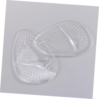FRCOLOR 1pairs High Heel Massage Insoles Half Sole Inserts Skid Resistant for Women's Shoes Sandals