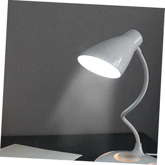 Led Desk Lamp USB Rechargeable - Table Light Neck for Reading and Study Warm Color Random Base Color Warm Light White