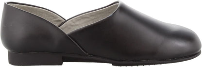 L.B. Evans Mens Radio Tyme Slip On Casual Slippers Casual - Black