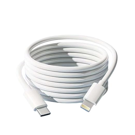 USB C to Lightning Cable 1 Pack 10FT 27W Max Fast Charging  480Mbps Data Sync Apple MFi Certified iPhone Fast Charger Compatible with iPadiPhone 14131211 ProMaxXrXs and More