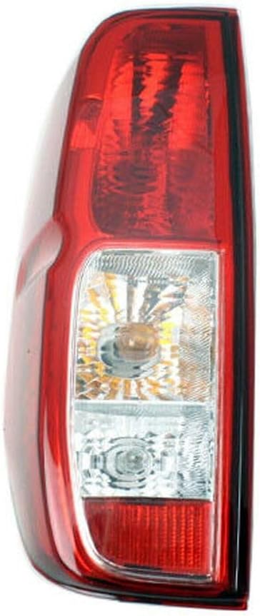 Tail Light fits Taillight Taillamp Brake w/Bulb Left Side Plastic Red&Clear Lens Smooth