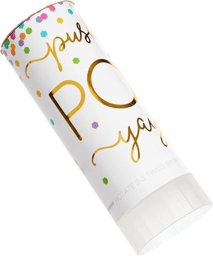 Sparkle and Bash 20 Pack Rainbow Confetti Shakers, Bulk Pop Confetti Party Supplies for Wedding, Bridal Shower, or Graduation