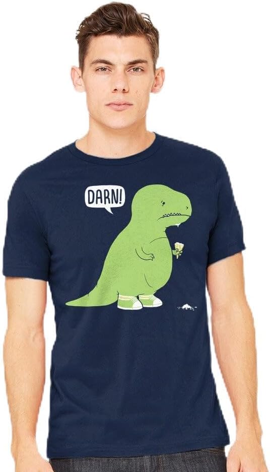 TeeFury - Darn! - Mens Animal, Dinosaur, T-Shirt