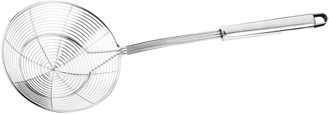 Unomor Oil Filter Spoon for Kitchen Use Hot Pot Strainer Scoop Stainless Steel Sturdy and Easy to