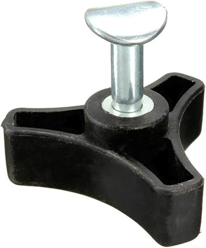 Triangle Knob Handle,Wing Nut and Bolt Power Equipment, Bolt Knob Triangle Nut Screw Replacement Parts Handle for Lawn Mower Machine