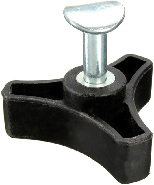 Triangle Knob Handle,Wing Nut and Bolt Power Equipment, Bolt Knob Triangle Nut Screw Replacement Parts Handle for Lawn Mower Machine