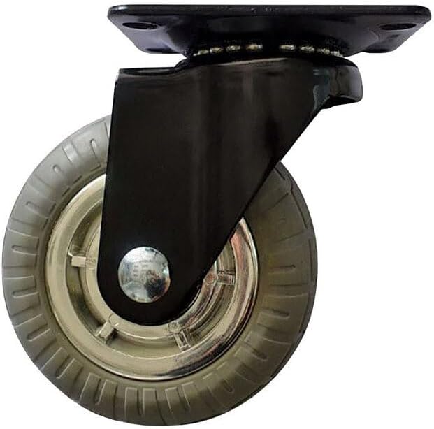 Shepherd Designer 4 in. Dia. Swivel Soft Rubber Caster 220 lb. 1 pk - Case Of: 1