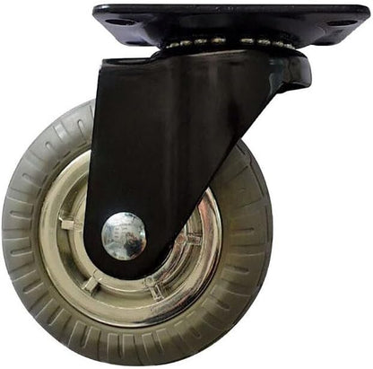 Shepherd Designer 4 in. Dia. Swivel Soft Rubber Caster 220 lb. 1 pk - Case Of: 1