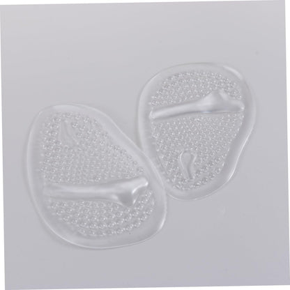 FRCOLOR 1pairs High Heel Massage Insoles Half Sole Inserts Skid Resistant for Women's Shoes Sandals