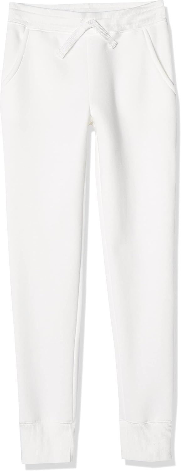 Essentials Girls and Toddlers' Sweatpants with Elastic Waist and Drawstring, Multipacks