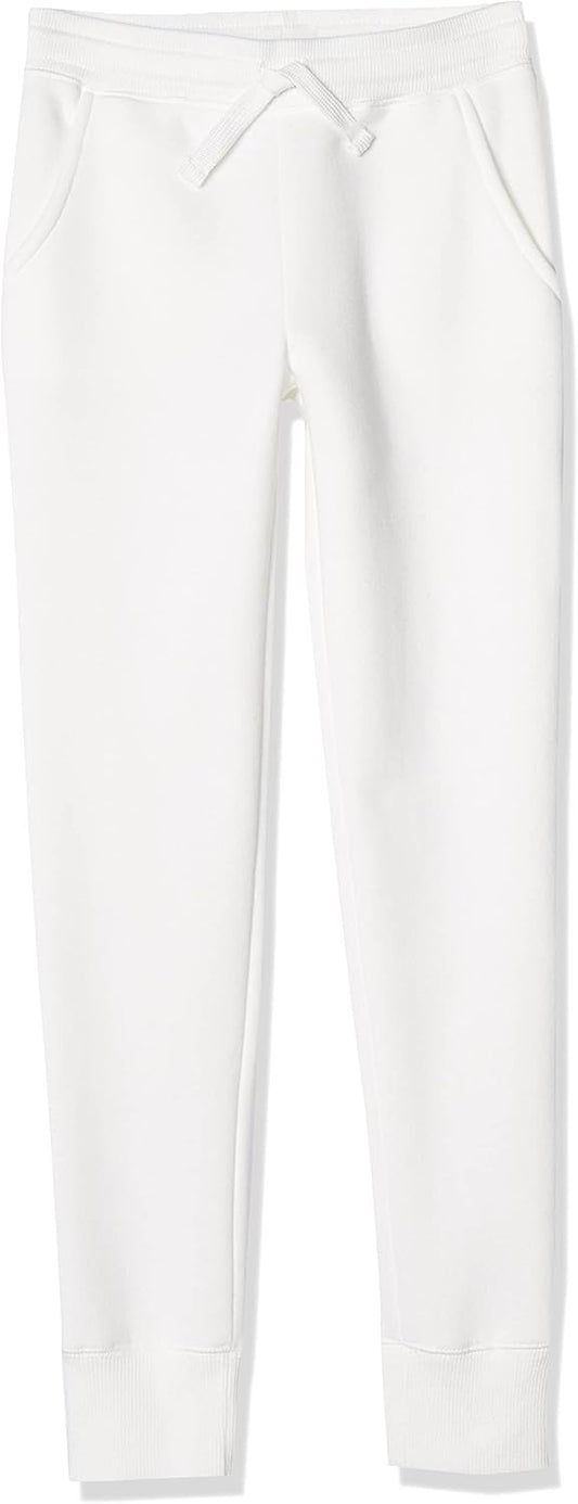 Essentials Girls and Toddlers' Sweatpants with Elastic Waist and Drawstring, Multipacks