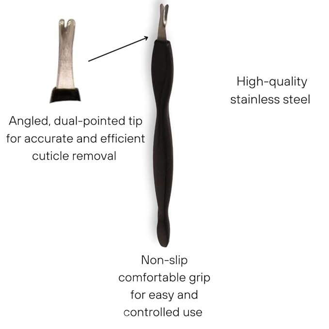Pedicure Cuticle Trimmer and Remover Tool - Surgical Stainless Steel