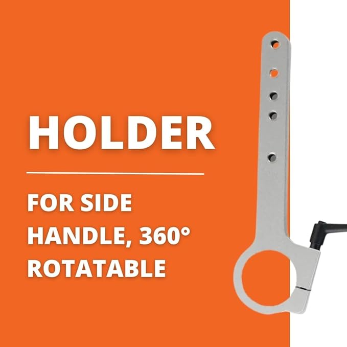 Fein 360 Rotatable Side Handle Holder - Ergonomic Design for Better Grip  Control, Fits WPO 14-25 E-Stainless Steel Professional Set  WPO 14-25 E Finisher - 63733006010