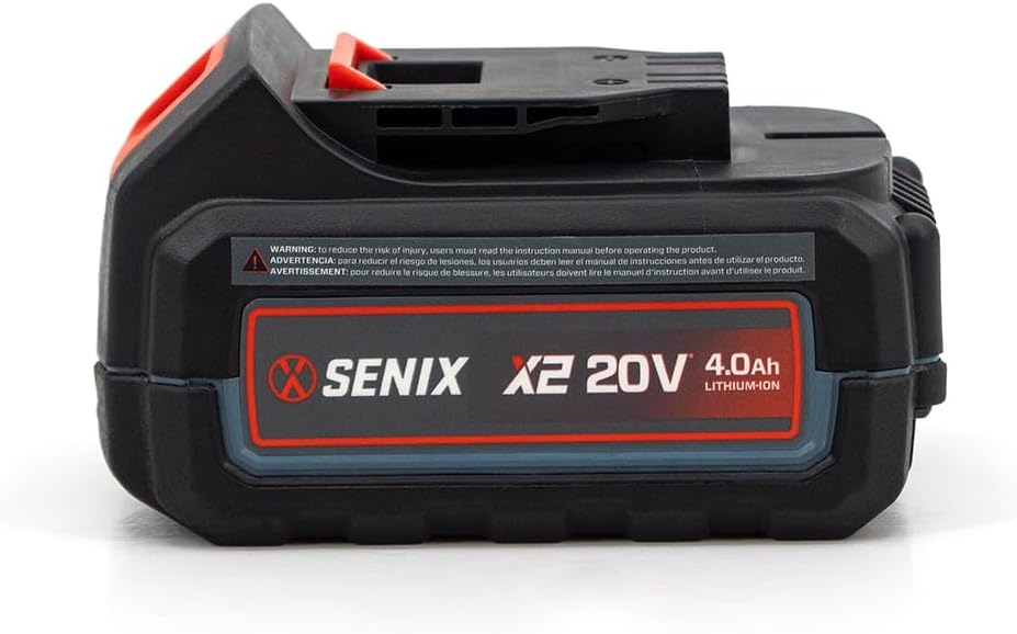 20 Volt Max* 4.0 Ah Lithium-ion Battery for 20V Lawn Mower,Snow Blower,Snow Shovel, Cordless Leaf Blower, Chainsaw,Power Tools, Fade-Free, Battery Indicator Lights, 1 Pcs